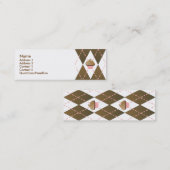 Argyle Cupcakes Mini Visitekaartje (Voorkant / Achterkant)