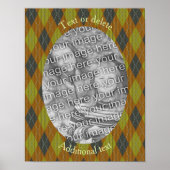 Argyle Design Lijst Creëer Uw eigen foto Poster (Voorkant)