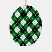 Argyle Diagonal Diamond Play Keramisch Ornament (Rechts)