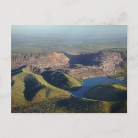 Argyle-diamantmijn Briefkaart (Voorkant)