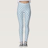 Argyle/Diamond Blue Leggings (Voorkant)