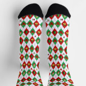Argyle Diamond Pattern Kerstmis Sokken (Top)
