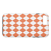 Argyle Diamond Pattern Red Phone Case (Achterkant (Horizontaal))