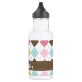 Argyle Diamond Stitch Hoot 32. oz. Waterfles (Rechts)