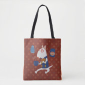 Argyle doggo tote bag (Voorkant)