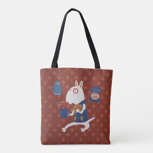 Argyle doggo tote bag (Achterkant)