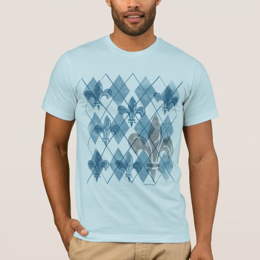 Argyle Fleur de lis T-shirt (Voorkant)