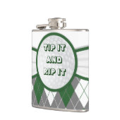 Argyle-gelaatkolf Heupfles (Links)