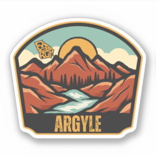Argyle, Georgia Sticker