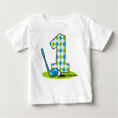 Argyle Golf 1ste verjaardag gepersonaliseerd (Voorkant)