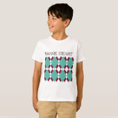 Argyle Grafische Jongens T-Shirt (Voorkant volledig)