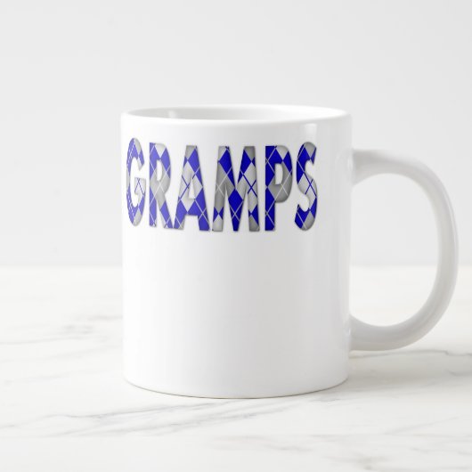 Argyle Gramps Grote Koffiekop (Rechts)