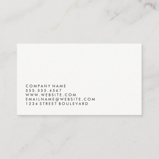 Argyle Gray Texture Visitekaartje (Achterkant)