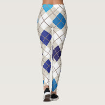 Argyle Harlequin Trendy Blue Grey White Diamond