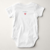 Argyle Hearts Emblem Pink Romper (Achterkant)