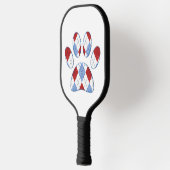 Argyle Hond Poot Print Pickleball Paddle (Links)