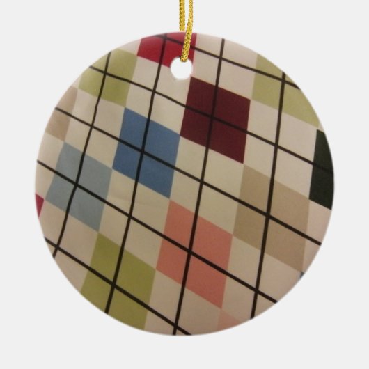 Argyle Keramisch Ornament (Voorkant)