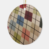 Argyle Keramisch Ornament (Links)