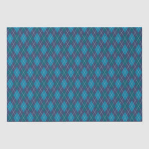 Argyle Knit Marine Blue voor Him Crafts ontkoppeli Tissuepapier