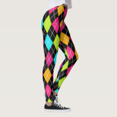 Argyle-Leggings voor vrouwen in meerdere kleuren Leggings (Rechts)