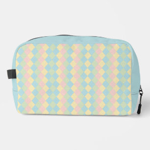 Argyle lente/Pastel gekleurd patroon Toilettasje