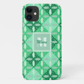 Argyle met tegenstanders in Green Ombre Phone Case (Achterkant)