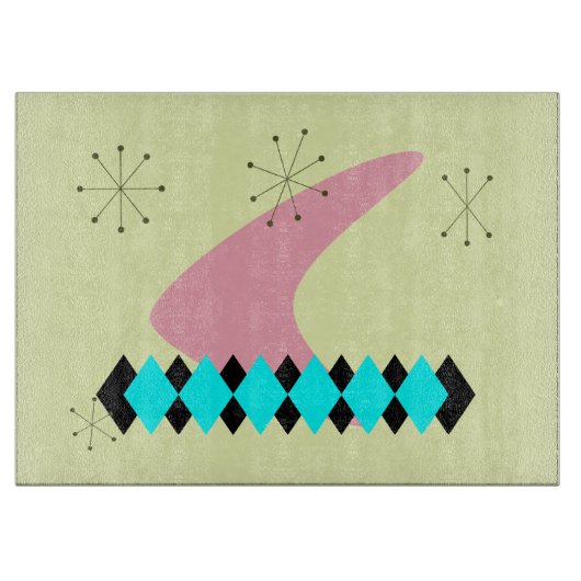 Argyle Mid Century Modern Cutting Board Snijplank (Voorkant)