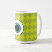 Argyle Mike Wazowski Koffiemok (Voorkant rechts)