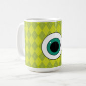 Argyle Mike Wazowski Koffiemok (Voorkant links)