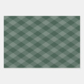 Argyle motief bordeauxrood turkoois en donkergroen inpakpapier vel (Voorkant 3)