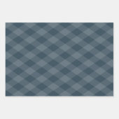 Argyle motief bordeauxrood turkoois en donkergroen inpakpapier vel (Voorkant)