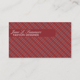 Argyle-ontwerp Visitekaartje