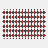 argyle patroon kleur variëteit inpakpapier vel (Voorkant 2)