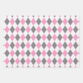 argyle patroon kleur variëteit inpakpapier vel (Voorkant)