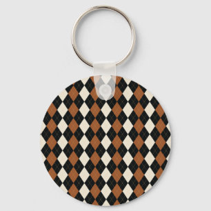 Argyle-patroon Sleutelhanger