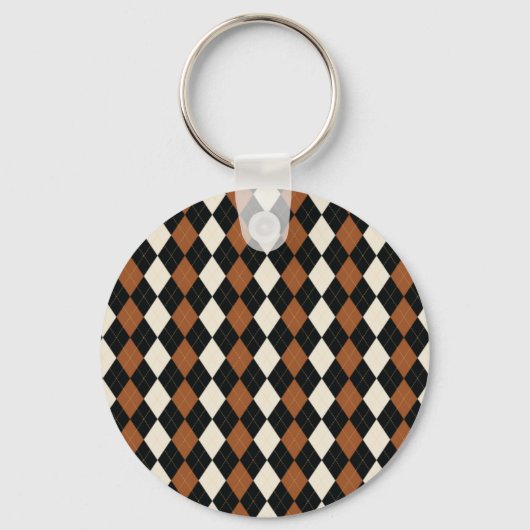 Argyle-patroon Sleutelhanger (Voorkant)
