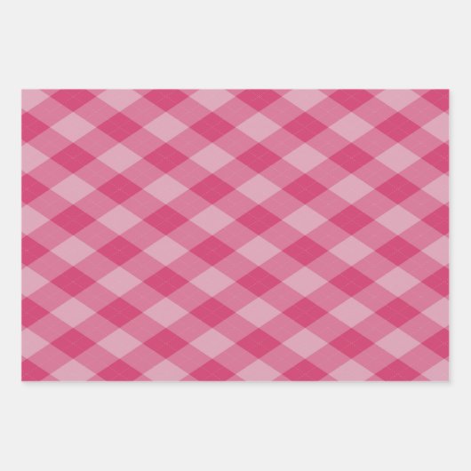 Argyle Pattern Donker Blauwgroen Fles Groen Raspbe Inpakpapier Vel (Voorkant 2)