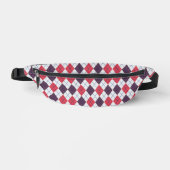 Argyle Pattern Fanny Pack Heuptasje (Voorkant)