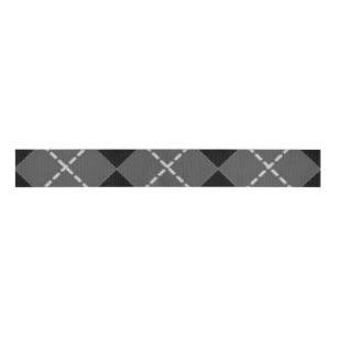 ARGYLE PATTERN GROSGRAIN LINT