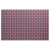 Argyle Pattern in Black en Pink Stof (Fat Quarter)