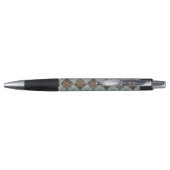 Argyle Pattern in Blue and Taupe Pen (Achterkant)
