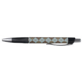 Argyle Pattern in Blue and Taupe Pen (Bodem)