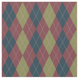 Argyle Pattern in Marsala Stof