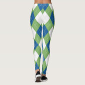 Argyle Pattern Leggings (Achterkant)