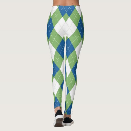 Argyle Pattern Leggings (Achterkant)
