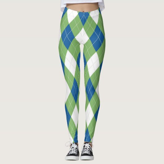 Argyle Pattern Leggings (Voorkant)