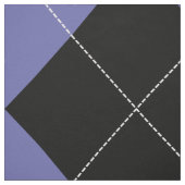 Argyle Pattern Periwinkle Blue Paars Black White Stof (Swatch)