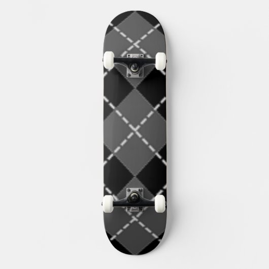 ARGYLE PATTERN PERSOONLIJK SKATEBOARD (Voorkant)