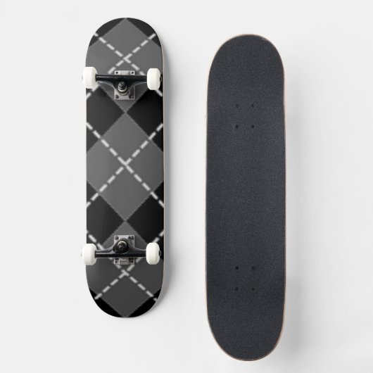ARGYLE PATTERN PERSOONLIJK SKATEBOARD (Voorkant)