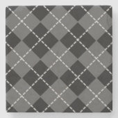 ARGYLE PATTERN STENEN ONDERZETTER (Voorkant)